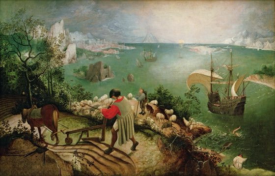 Pieter Bruegel the Elder, Landscape with the Fall of Icarus