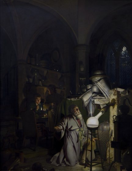 Joseph Wright of Derby, The Alchymist Discovers Phosphorus